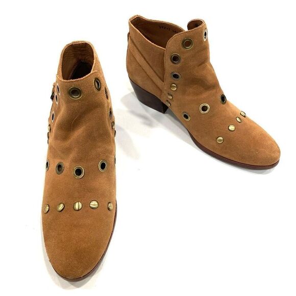 SAM EDELMAN Pedra Perforated Short Boots - Picture 2 of 9